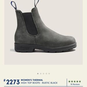 BLUNDSTONE THERMAL HIGH TOP BOOTS  (LIKE NEW CONDITION)